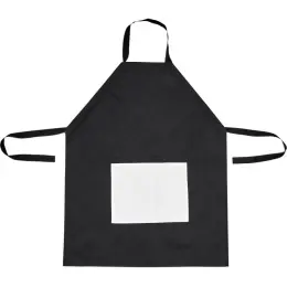 Hoppla Grillmaster Apron Solid White Flat